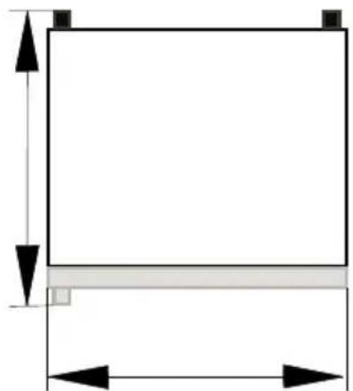 BEKO DNE62220DPX - Размери на хладилника - 1