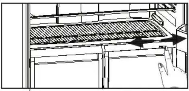 BEKO DNE62220DPX - Регулировка влажности в контейнере для хранения фруктов и овощей - 1