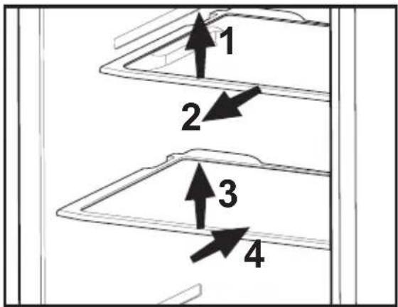 BEKO DNE62220DPX - Estantes deslizantes - 1