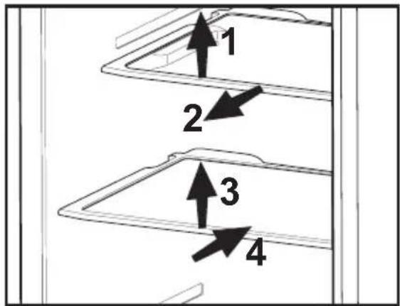 BEKO DNE62220DPX - Плъзгаци се рафтове - 1