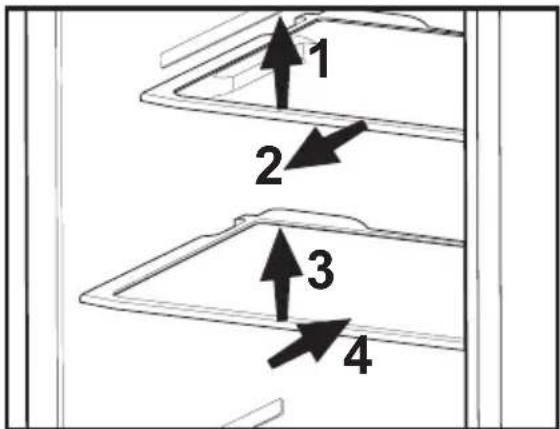 BEKO DNE62220DPX - Выдвижные полки - 1