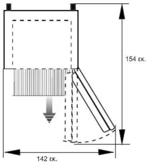 BEKO DNE62220DPX - Διαστάσεις περιοχής χρήσης - 1