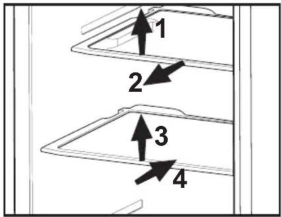 BEKO DNE62220DPX - Kihúzható polcok - 1