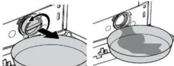 BEKO WMB 71032 PTMX - Evacuation de l'eau restante et nettoyage du filtré de la pompe - 7
