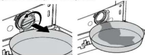 BEKO WMB 71032 PTMX - Evacuación del agua restante y limpieza del filtró de la bomba - 7