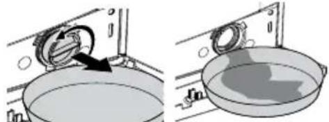 BEKO WMB 81242 PTMNX - Restliches Wasser ablaufen lessen und Pumpenfilter reinigen - 7