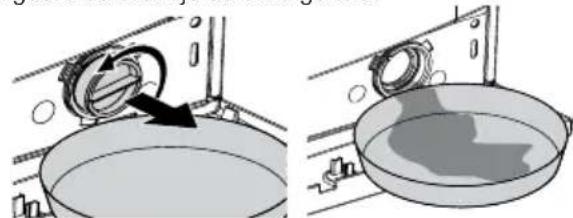 BEKO WMB 81242 PTMNX - Evacuación del agua restante y limpieza del filtró de la bomba - 7