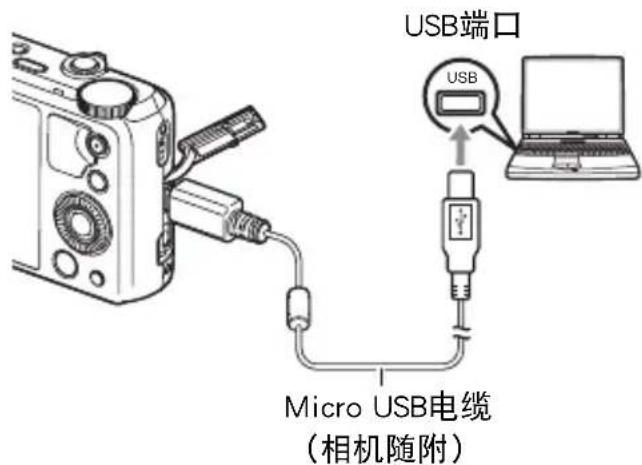 USB端口 USB Micro USB电缆 (相机随附)