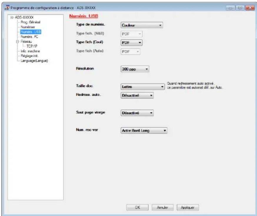 BROTHER ADS1000W - Enregistrer les documents numérisés sur une clé USB - 3