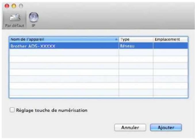 BROTHER ADS1000W - Configuration de la numérisation réseau pour Macintosh - 1