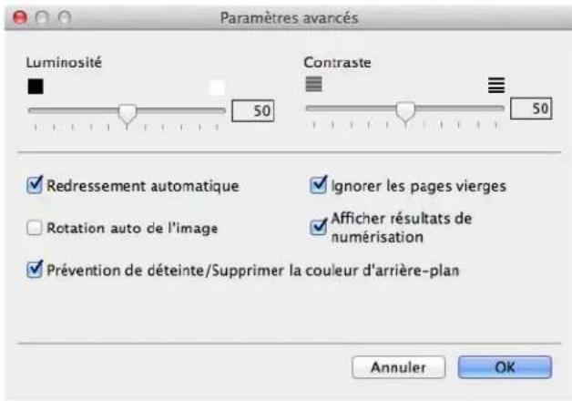 BROTHER ADS1000W - Modifier les paramètres de numérisation vers un PC (Macintosh) - 3