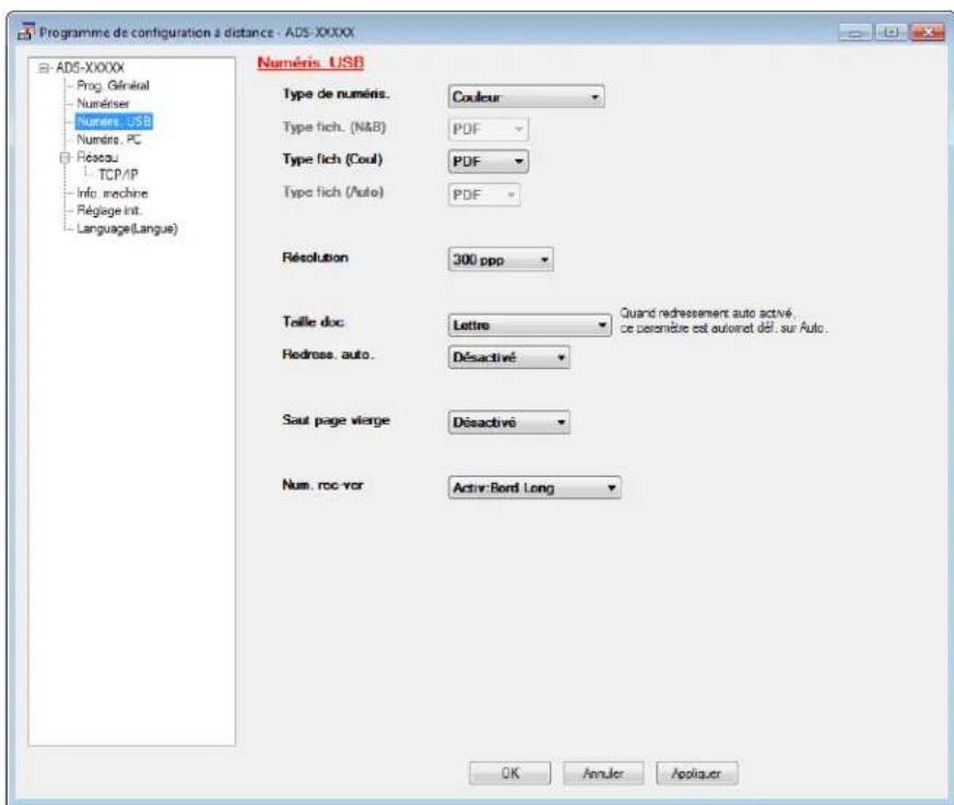 BROTHER ADS1500W - Enregistrer les documents numérisés sur une clé USB - 3
