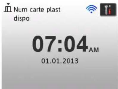 BROTHER ADS1500W - Mode Horloge (uniquement lorsqu'le capot supérieur est ouvert) - 1
