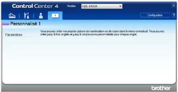BROTHER ADS1500W - Créer un onglet personnelisé - 3