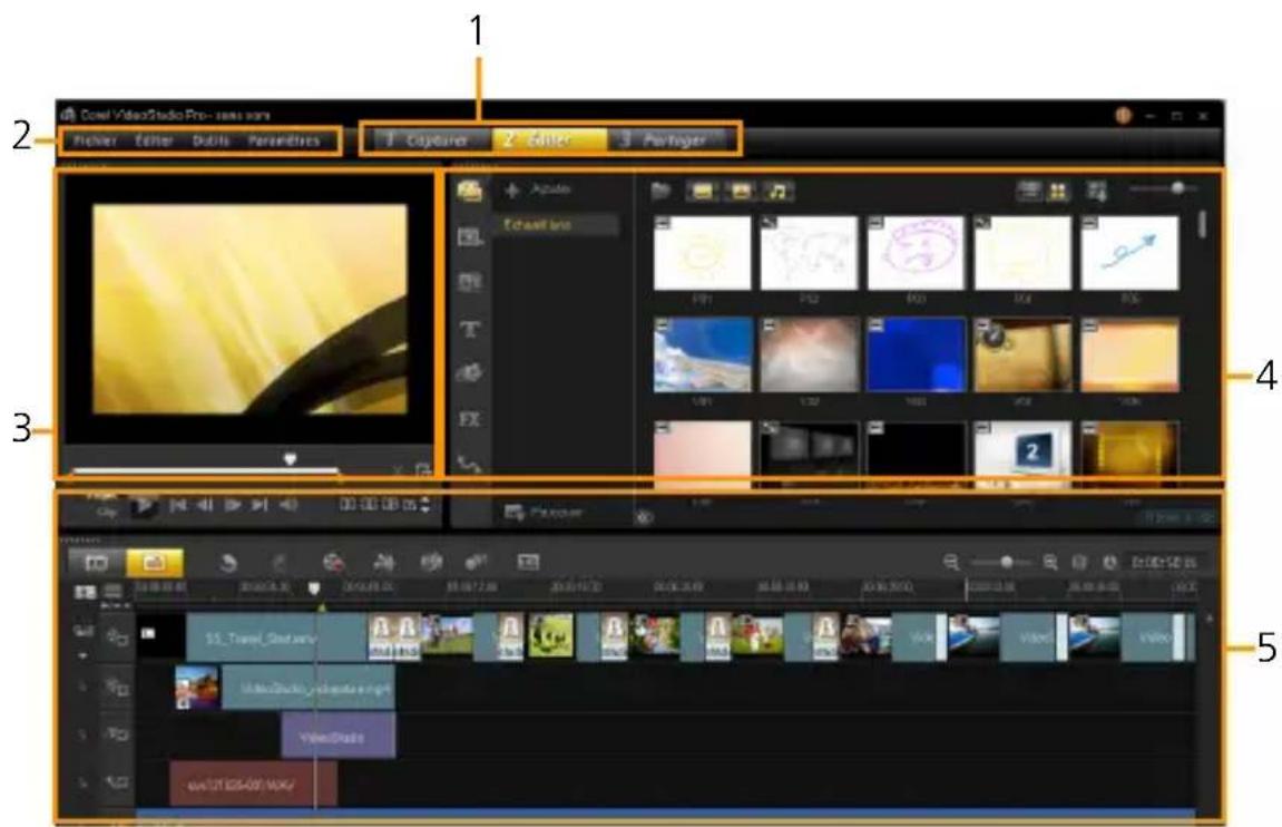 COREL Photo Video Suite X6 - Espace de travail - 1