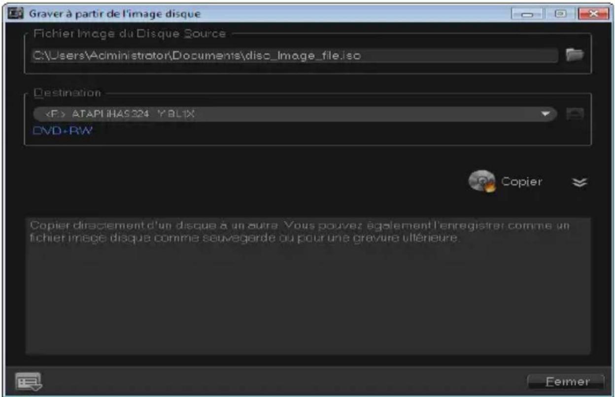 COREL Photo Video Suite X6 - Pour copier un fichier image du disque : - 1