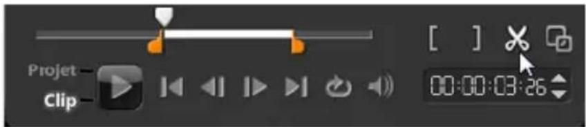 COREL Photo Video Suite X6 - Pour fractionner un clip en deux - 1