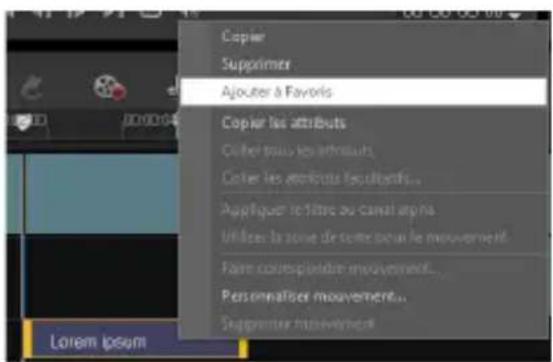 COREL Photo Video Suite X6 - Enregistrer vos titres dans le dossier Favoris de la Bibliothèque - 1