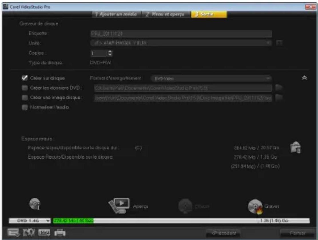 COREL Photo Video Suite X6 - Graver votre projet sur un disque - 1