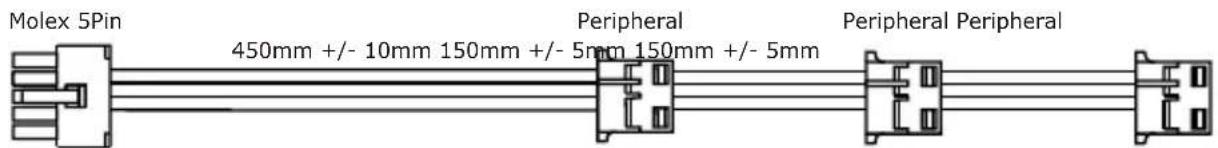 COOLER MASTER Silent Pro M 700W - 週辻装置の4PIN ニネクタ - 1