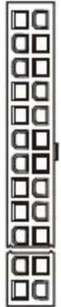 COOLER MASTER Silent Pro M 700W - Connecteur P1 20+4 broches (Carte mère) - 1