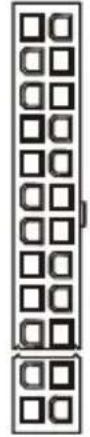 COOLER MASTER Silent Pro M 700W - 主机板 20+4 Pin 接头(P1) - 1