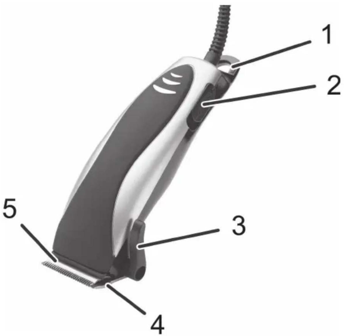 CLATRONIC HSM 3441 NE - Übersicht der Bedienelemente - 1