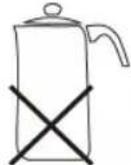 CLATRONIC EKI 3474 - Come pentolame non si possono utilizzato recipienti composti dei seguenti materiali: - 2