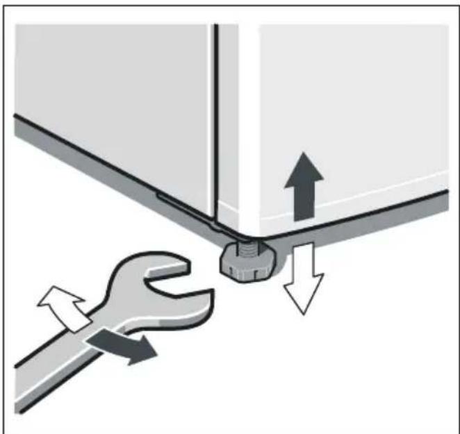 BOSCH KGN39AI25 - Ajuster l'appareil - 1