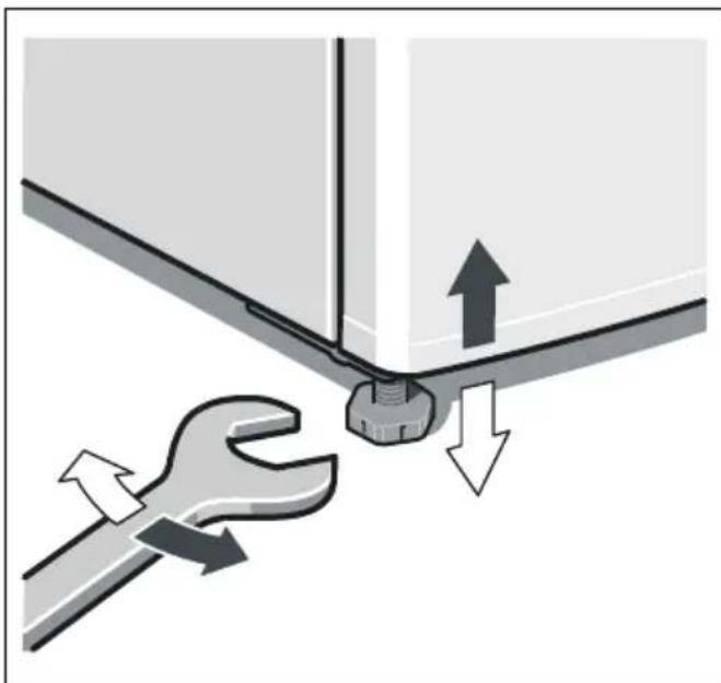BOSCH KGN39AI26 - Ajuster l'appareil - 1