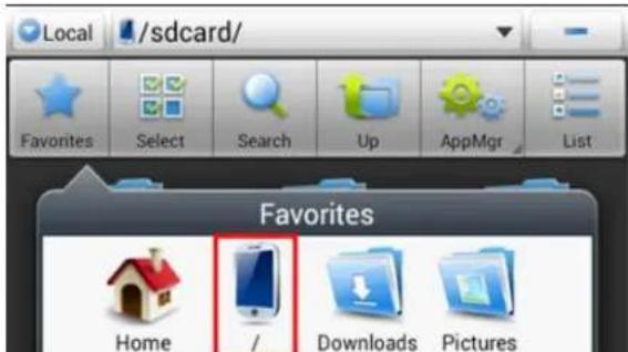 Yarvik Ingenia Compact SMP35200 - Aceder ao seu cartao MicroSD no ES File Explorer - 1