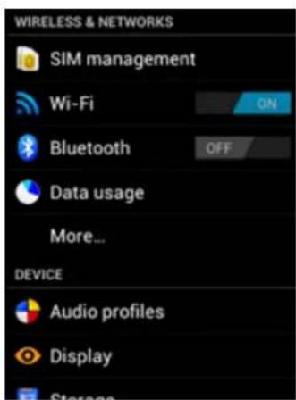 Yarvik Ingenia Compact SMP35200 - Settings Menu - 1