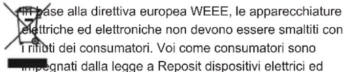 Cabstone Soundbar 95122 - Smaltimento del dispositorio - 1
