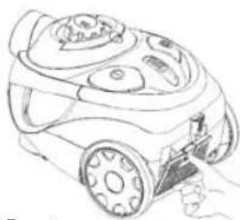 CLATRONIC BS 1256 - Czyszczenie wkladu fi Itra Waze: - 1