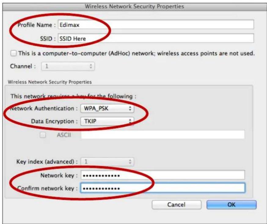 Edimax EW7722UTn V2 - Ajouter un prol - 3