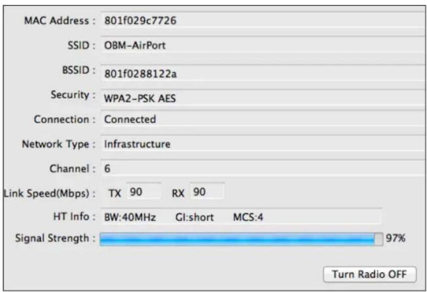 Edimax EW7722UTn V2 - VI-3-1. État du lien - 2