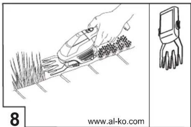AL-KO GS 3 7 Li - AKKU-GRAS- UND STRAUCHSCHERE GS 3,7 LI MULTI CUTTER - 7