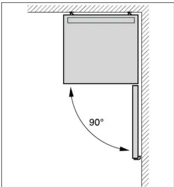 BOSCH GSN51OW40 - Distance from wall - 1