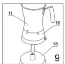 ALPINA SF2809 - Cómo preparar un CAPUCHINO - 9
