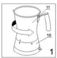 ALPINA SF2809 - NASTAVEC NA CAPUCCINO   NASTAVEC NA ESPreso - 1
