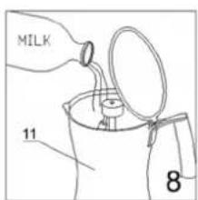 ALPINA SF2809 - Kochen von CAPPUCCINO - 8