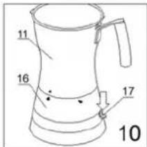 ALPINA SF2809 - Preparing CAPPUCCINO - 12