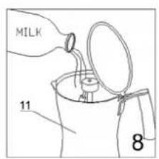 ALPINA SF2809 - NASTAVEC NA CAPUCCINO   NASTAVEC NA ESPreso - 8