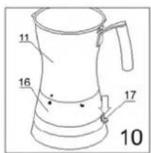 ALPINA SF2809 - Kochen von CAPPUCCINO - 10