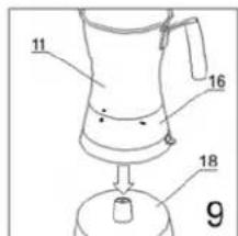 ALPINA SF2809 - KAPUCSINO keszítese - 9