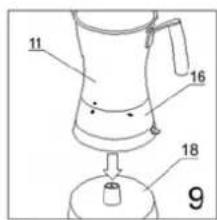 ALPINA SF2809 - Preparare il CAPPUCCINO - 11