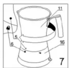 ALPINA SF2809 - Cómo preparar un CAPUCHINO - 7