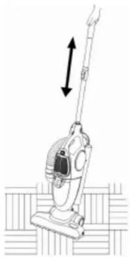 ALPINA SF 2206 - USING THE UNIT AS AN UPRIGHT - 1
