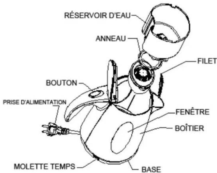 ALPINA SF 810 - PIECES DE LA BOUILLOIRE - 1