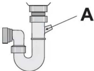 PROGRESS PV1530 - Water drain connection - 2